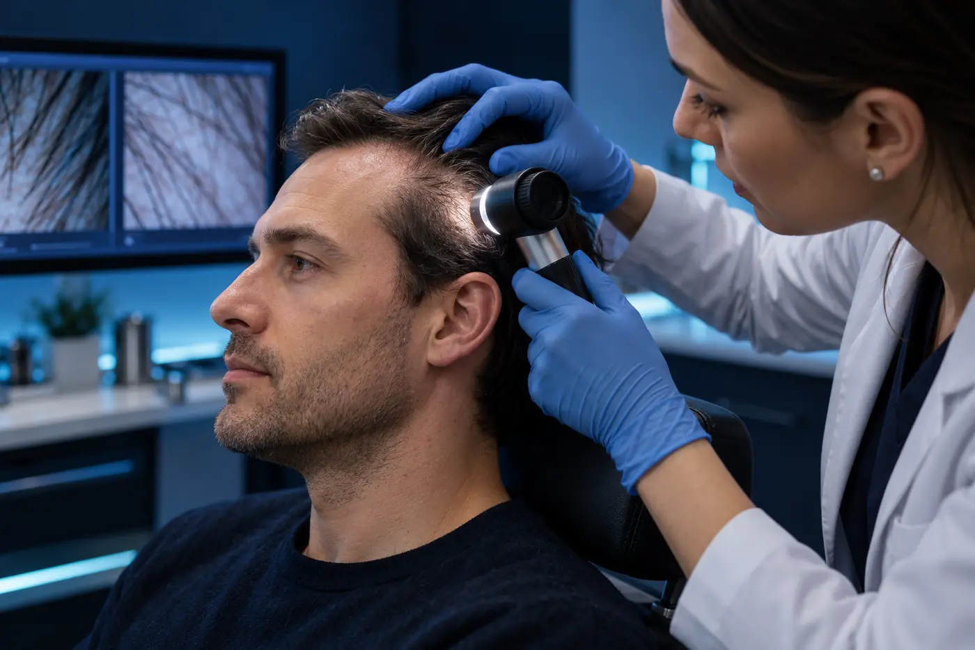 Assessment of patterned hair thinning