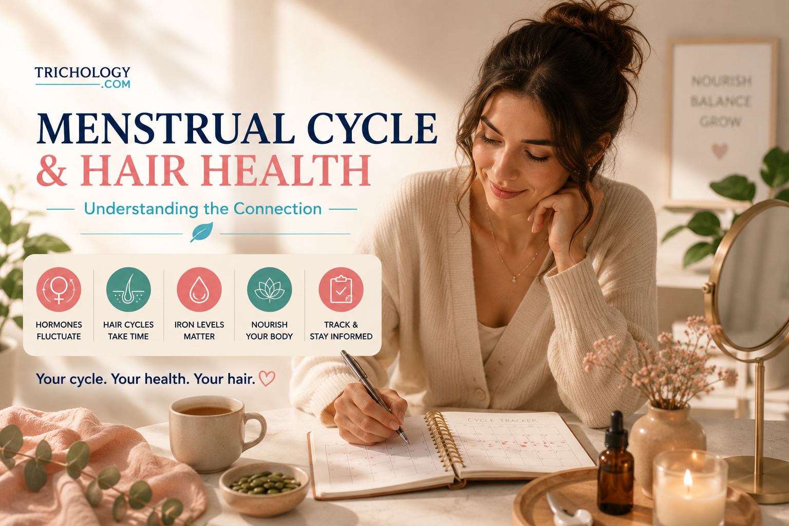 How Does Menstrual Cycle Impact Hair Health?